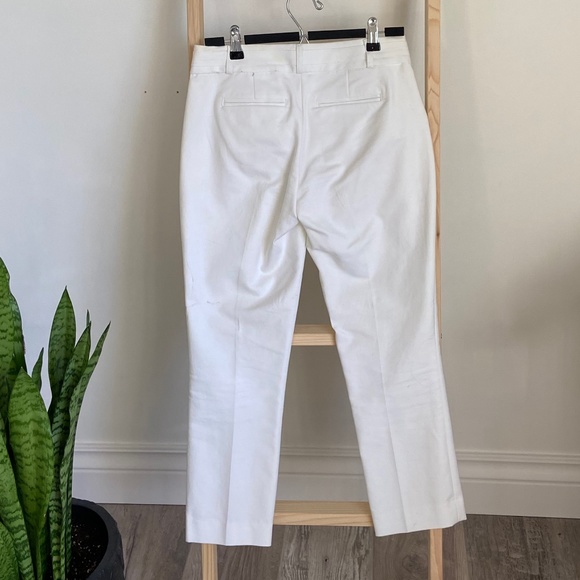 Banana Republic WHITE Straight Leg Trouser - Picture 3 of 5